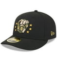 thumbnail image 3 of Men's New Era  Black Milwaukee Brewers 2024 Armed Forces Day Low Profile 59FIFTY Fitted Hat, 3 of 6