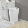 thumbnail image 2 of Sterilite 49 L TouchTop™ Wastebasket, White, 2 of 9