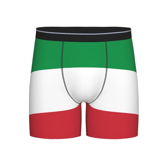 Men Flag Of Italy Boxer Briefs Moisture Wicking Funny Boxer Shorts