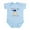 Sky Blue, variant on CafePress - Here Comes Trouble Infant Bodysuit - Baby Light Bodysuit, Size Newborn - 24 Months