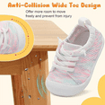 thumbnail image 3 of Barerun Baby Knit Breathable Non-Slip Comfortable Walking Shoes for Newborns, 3 of 7