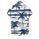 thumbnail image 5 of Mens Casual Manga Corta Botón Abajo Camisas Impresas Bolsillo Botón Turndown Cuello Top Blusa Camisa, 5 of 5