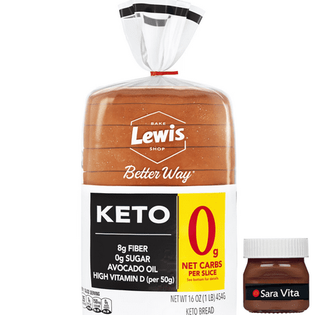 Lewis Bake Shop Better Way White Keto Bread 16 oz Lewis Bake Shop Better Way White Keto Bread 16 oz