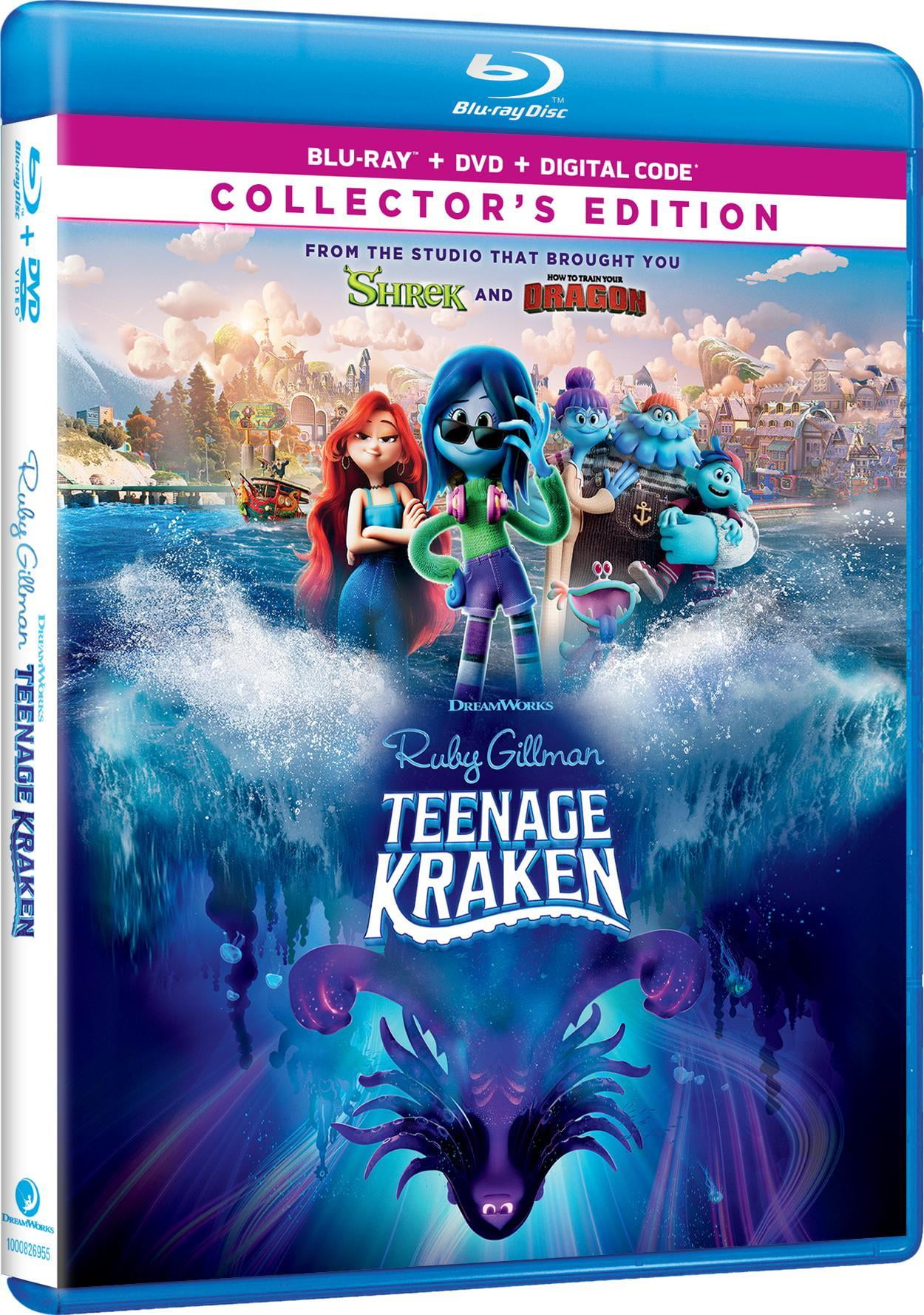 Ruby Gillman, Teenage Kraken (Blu-ray + DVD + Digital Copy