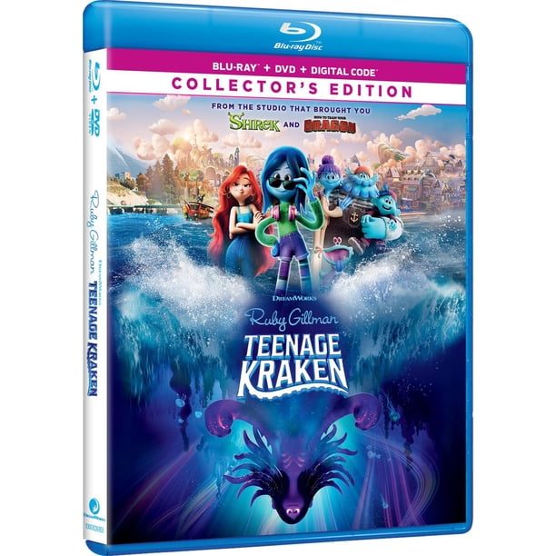 Ruby Gillman, Teenage Kraken (Blu-ray + DVD + Digital Copy