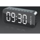 thumbnail image 1 of Reloj despertador digital LED multifuncional, altavoz Bluetooth negro, 1 of 1
