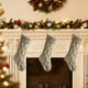 thumbnail image 1 of Decoraciones navideñas, adornos navideños, regalos de Navidad, calcetines navideños, calcetines navideños grandes para decoración, calcetines de poliéster para guardar adornos., 1 of 6