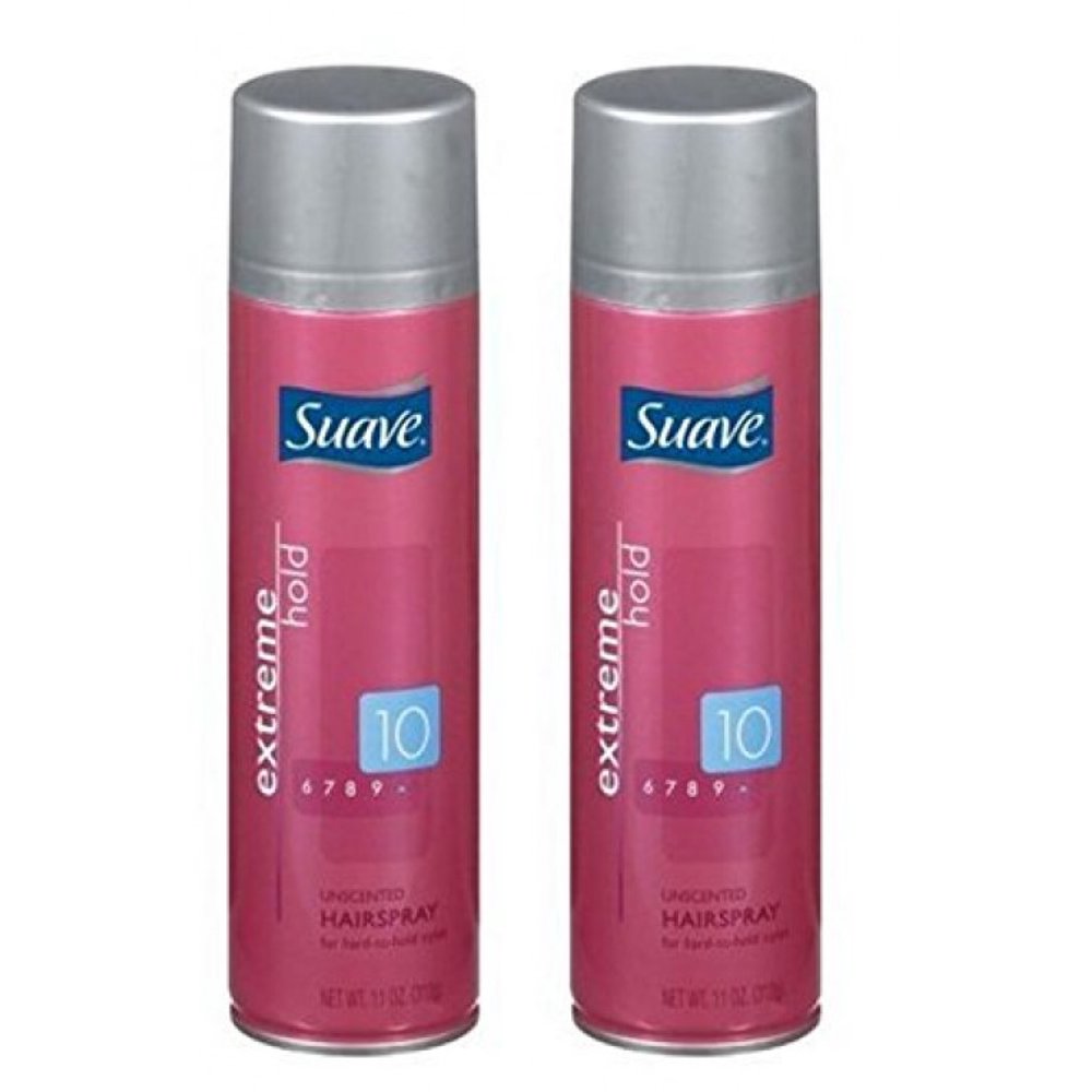 Suave Extreme Hold Hairspray Unscented 13.75 Oz (Pack of 2) Walmart