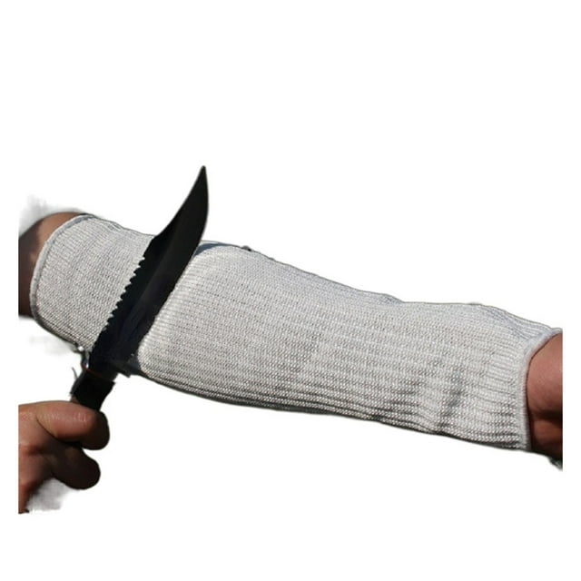 Manchon de Bras Niveau 5 HPPE Résistant Anti-Perforation Protection Sans Doigts