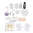 thumbnail image 2 of Epoxy Resin Coaster Kit DIY Handcraft Reusable Silicone Flower Preservation Kit Resin Mold with Dried Flowers Stickers Yellow, 2 of 8