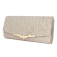 thumbnail image 3 of 5X Bolsa de Purpurina Banquete Fiesta para Mujeres Chicas Boda Garras Bolso Cadena Bolsa de Hombro (Champán), 3 of 7