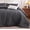 Dark Grey, variant on Sleep Zone Striped Jacquard Bedding Set Twin/Twin XL Size, 2 Piece Luxury Ultra Soft Comforter Set, Lightweight Breathable & Durable White Bedding Set