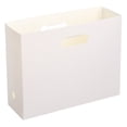 thumbnail image 2 of Document Storage Box Folding Large Capacity File Storage Vertical Desk Office Desktop Sundries Organizer for School,White, 2 of 8
