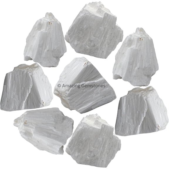 Scolecite Raw Crystals and Healing Stones (1 lb)