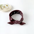 thumbnail image 2 of Soft Cotton Viscose Bandana 19''x19'' for Women and Men Multi-purpose Headband Hair Scarf Handkerchief as Gifts,One Size, 2 of 3