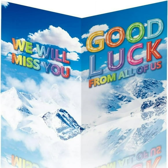 Dsseng Large Farewell Greeting Card Jumbo Coworker Greeting Card Goodbye Card You Will Be Missed Coworker Retirement Farewell Party Decoration Office Going Away Party Supplies 21.6x13.7 I