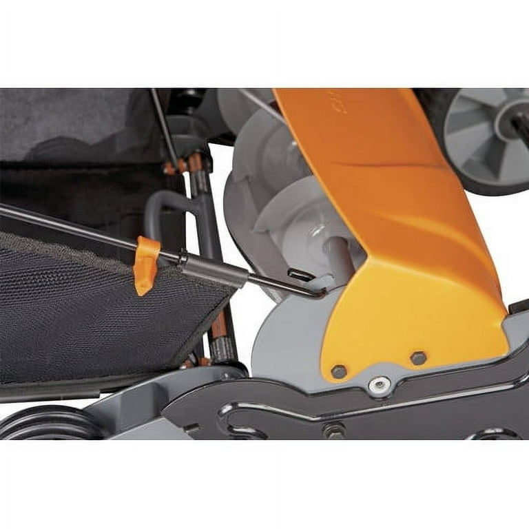 Fiskars staysharp max reel mower grass catcher hotsell