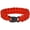 Red, variant on Every Day Carry 9.5" Survival Paracord Bracelet Plastic Release Buckle Red/Black