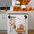 thumbnail image 5 of Fall Kitchen Towels for Fall Decor,Orange Pumpkin Truck Maple Leaves Autumn Dish Towels 18x26 Inch Set of 2,Farmhouse Home Thanksgiving Harvest Vintage Decorations, 5 of 6