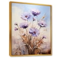 thumbnail image 2 of Designart "Symphonic Blue And Purple Cornflowers I" Cornflowers Floater Framed Wall Art Prints, 2 of 5