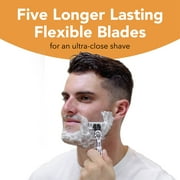BIC Flex 5 Sensitive Disposable Razor for Men, 2-Count Pack, Manual Shaving Razors