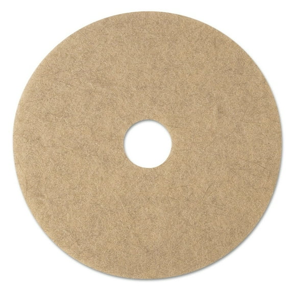 3M Ultra High-Speed Natural Blend Floor Burnishing Pads 3500 20in Tan 5/CT 19008