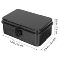 thumbnail image 3 of Tools Chest Metal Boxes Organizers Small Toolbox Car Portable Iron Travel, 3 of 6