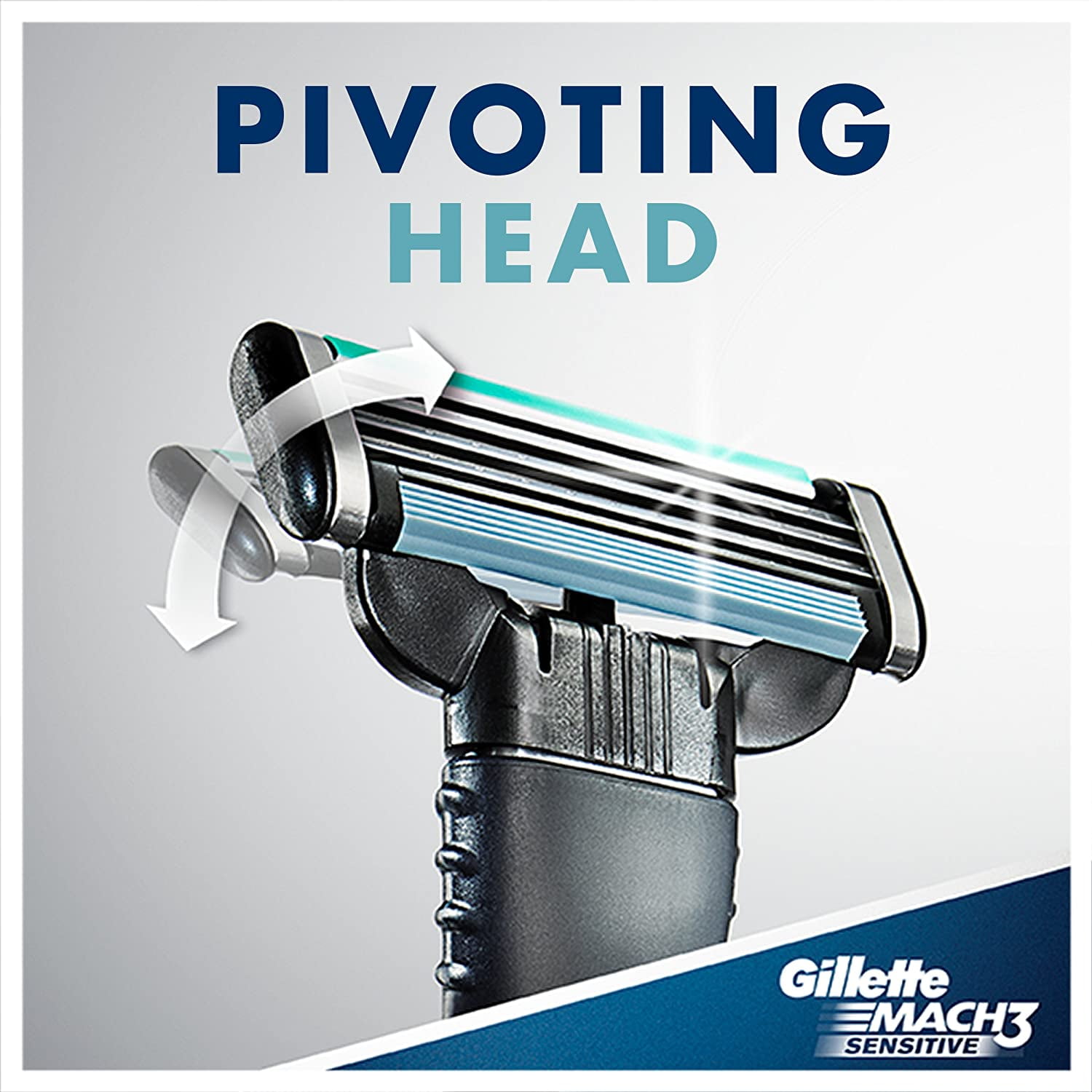 2 Pack - Gillette MACH3 Disposable Razors, Sensitive 3 ea