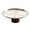 Silver, variant on Portable Stainless Steel Tray for Dessert and Snacks Metal High Footed Fruit Display Plate Elegant Appetizer Platter