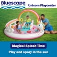 thumbnail image 3 of Bluescape Rainbow Unicorn Play Center,  Inflatable Pool Game & Toys,  Age 2 & Up, Unisex, 3 of 6