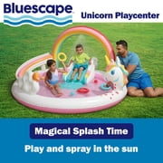 Bluescape Rainbow Unicorn Play Center, Inflatable Pool Game & Toys, Age 2 & Up, Unisex