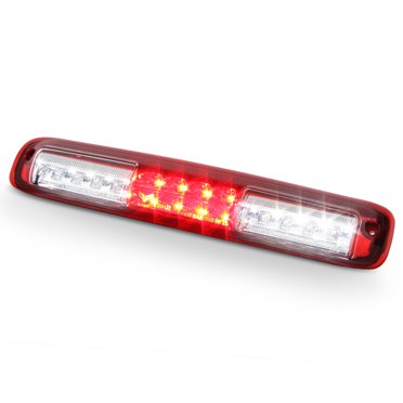 Red White LED Smoke Lens High Mount Third Brake Lights Cargo 3rd Braking Tail La - Foto 12