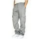 thumbnail image 1 of Puntoco Pantalones deportivos holgados con cintura elástica y bolsillos de color para hombre, 1 of 2