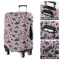 thumbnail image 5 of Pink Dinosaurs Plants Pattern Luggage Cover Fashion Suitcase Cover Baggage Covers Fit 25-28 Inch Luggage (Go Travel), 5 of 5
