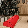 thumbnail image 2 of Simple Living Red Quilted Rolling Christmas Tree Storage Bag for Trees Up to 7.5', 2 of 3