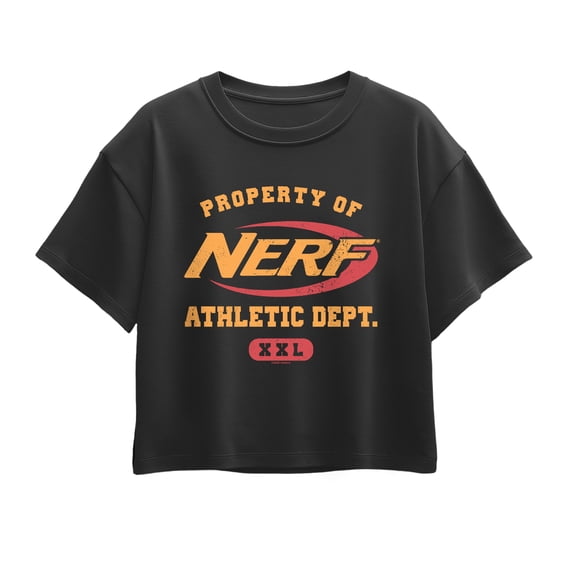 Nerf - Nerf Athletic Dept. Girls' Short Sleeve Boxy Graphic T-Shirt