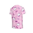 thumbnail image 4 of Boys Girls Hello Kitty Shirt Graphic T-Shirt Crewneck Short Sleeve 3d Colorful Tops Tees, 4 of 6