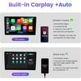 thumbnail image 3 of LICHENGTAI Car Stereo for Toyota Vios Yaris 2007-2012 with Wireless Carplay Android Auto, 9-inch Touch Screen Car Audio Radio Support SWC, Bluetooth, Wifi, AHD Camera, 2+32G, 3 of 10