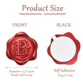 thumbnail image 3 of Adhesivos Yoption Wax Seal con Letra M de color rojo metálico, 50 unidades, 3 of 7