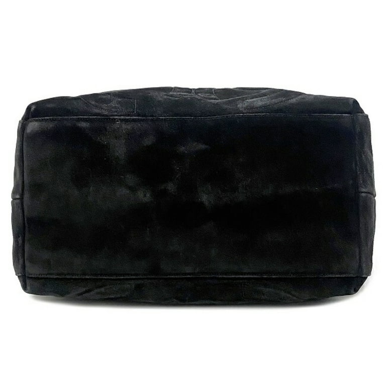 Chanel Suede Shoulder Bag (pre-owned) in Black