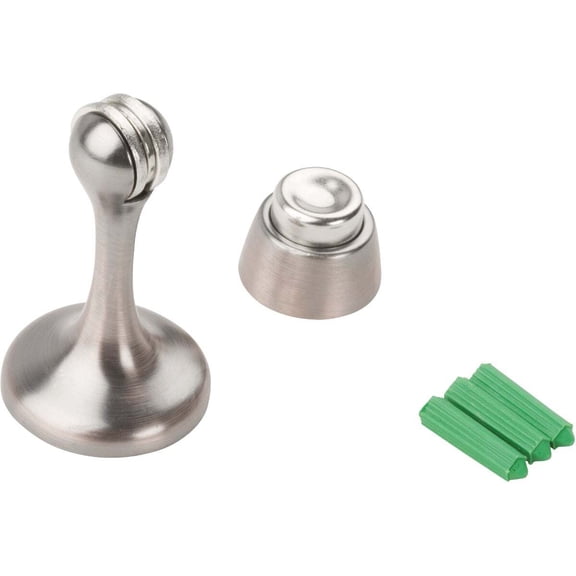 National Hardware Antique Bronze Magnetic Rigid Door Stop with Catch N337-162