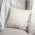 thumbnail image 3 of Creative Products Blush Shell and Blue Coral Border on White 18 x 18 Spun Poly Pillow, 3 of 3