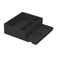 thumbnail image 4 of deevoka Espresso Tamper Station Coffee Organizer Sturdy Lightweight Espresso Knock Box Espresso Tamp Mat Stand for Kitchen Coffee Bar black, 4 of 9