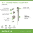 thumbnail image 2 of Symmons 3596BSTN15TRM Dia Hydromersion Pressure Balanced Tub And Shower System - Nickel, 2 of 7