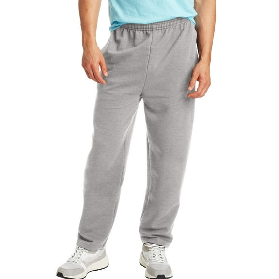 Hanes Men's and Big Men's Ecosmart Fleece Sweatpants with Pockets, up to Size 3XL
