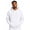 White, variant on LTTVQM Hoodies for Men Oversized Street‑wear Pullover Hooded Sweatshirt Adjustable Drawstring Pocket Soft Daily Shirts