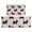 Scottish Terrier, variant on White Dog Paw Footprint Kitchen Rugs Sets Of 2,Anti Fatigue Kitchen Mat Rugs Non Slip Washable,Decorative Kitchen Floor Mats for Kitchen,Sink,Laundry,17"x30" 17"x47"