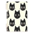 thumbnail image 2 of Notebook 8.3x5.7x0.4 Inch One Sizex2 Journey Note Diary Hardcover Notebook 60 Pages,80g Paper Writing Smooth and Not Easy to Break Cartoon Cat Face, 2 of 8