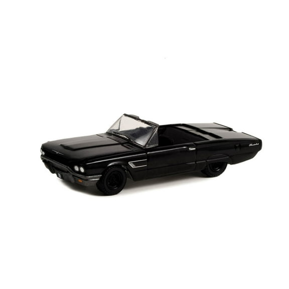 1965 Ford Thunderbird Convertible, Black - Greenlight 28110B/48 - 1/64 Scale Diecast Model Car