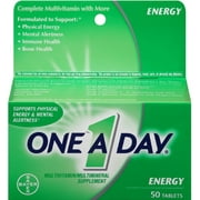 One-A-Day All Day Energy Tablets 50 Tablets (Pack of 6)